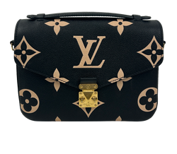 Mettis Pochette, Piel, Negro/Blanco,Chip,3*